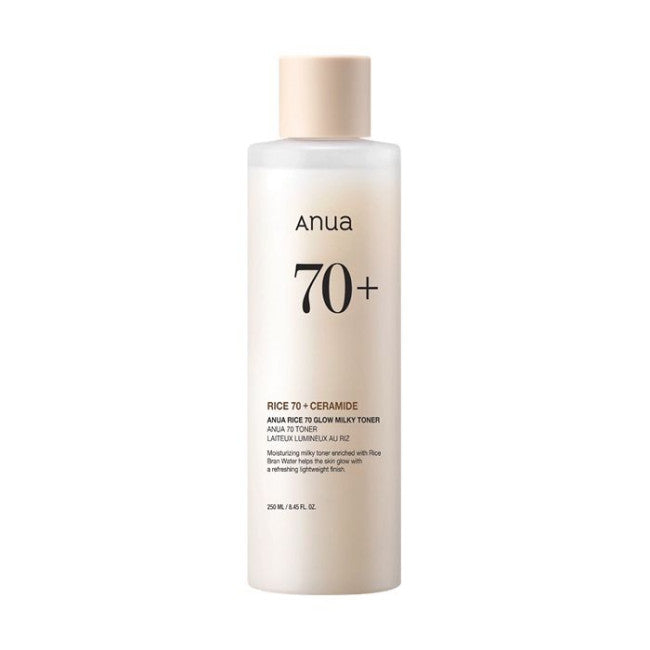 Anua Rice 70 Glow Milky Toner a& Demythskin. Efficacy 4.2/5⭐️ Safety 4.7/5⭐️. Barrier repair toner for dehydrated, dull, or barrier-compromised skin, and anyone building a hydration-first routine. The full ceramide–cholesterol–phytosphingosine complex. 