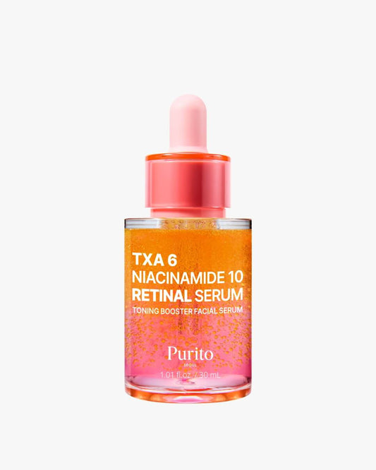 Ingredient Review of PURITO TXA 6 Niacinamide 10 Retinal Serum . Efficacy 4.7/5 , Safety 4.8/5